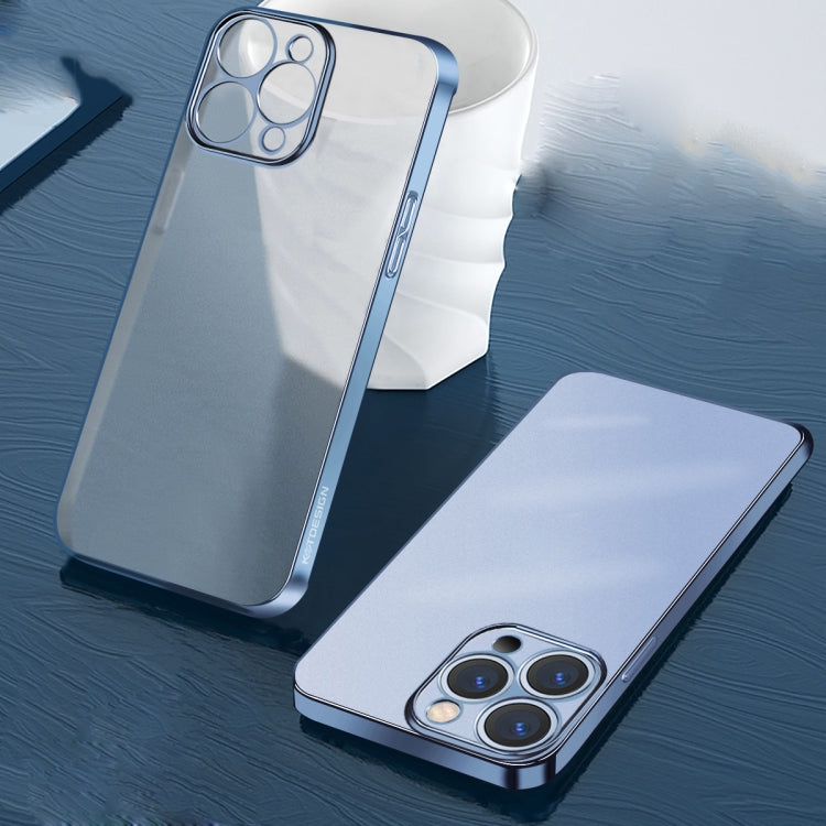 KSTDESIGN Wing Plating Series Semi-transparent Frosted Phone Case, For iPhone 12, For iPhone 12 Pro, For iPhone 12 Pro Max, For iPhone 13, For iPhone 13 Pro, For iPhone 13 Pro Max