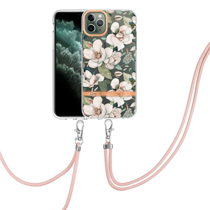 Flowers Series TPU Phone Case with Lanyard, For iPhone 11, For iPhone 11 Pro Max, For iPhone 12 Pro Max, For iPhone 12, For iPhone 13, For iPhone 13 mini, For iPhone 13 Pro, For iPhone 13 Pro Max
