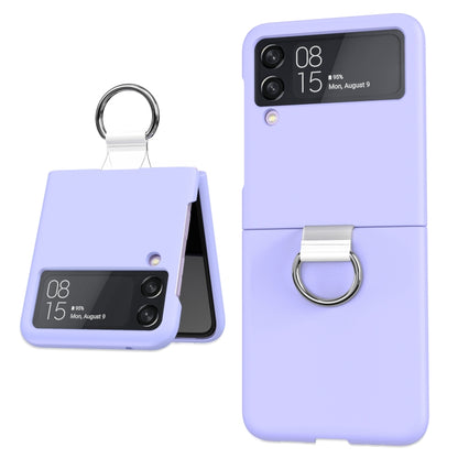 PC + PVC Ring Phone Case, For Samsung Galaxy Z Flip3 5G