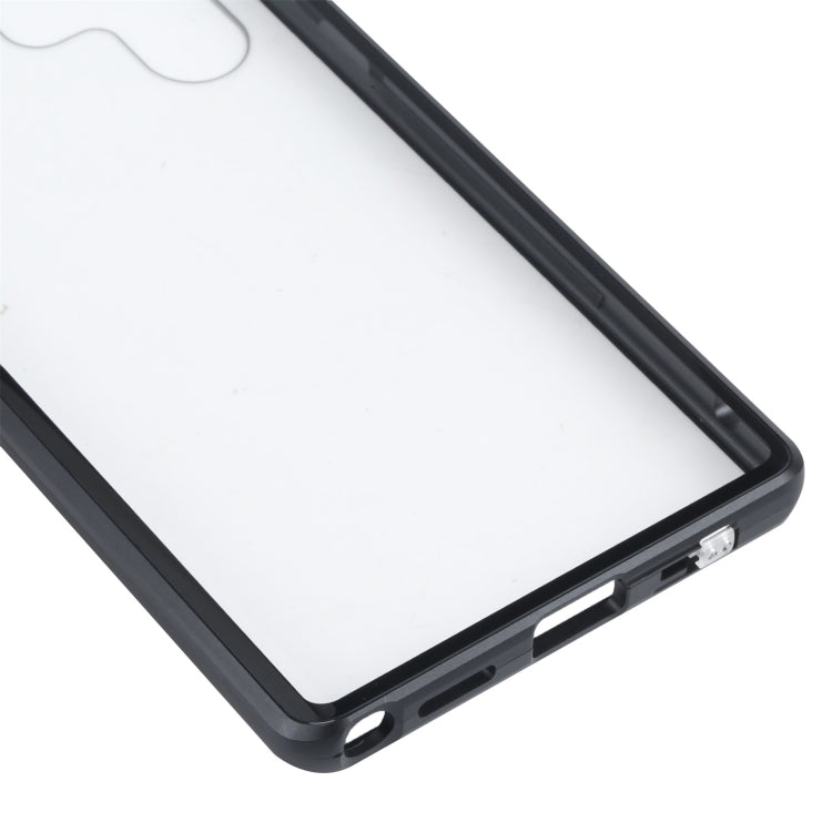 HD Magnetic Metal Tempered Glass Phone Case, For Samsung Galaxy S22 Ultra 5G