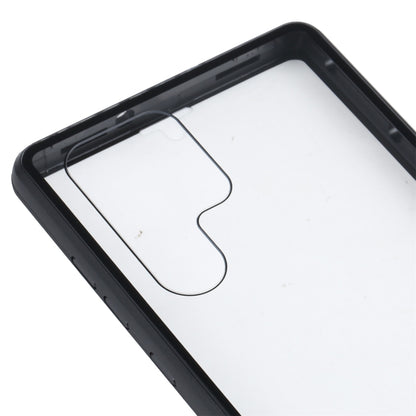 HD Magnetic Metal Tempered Glass Phone Case, For Samsung Galaxy S22 Ultra 5G