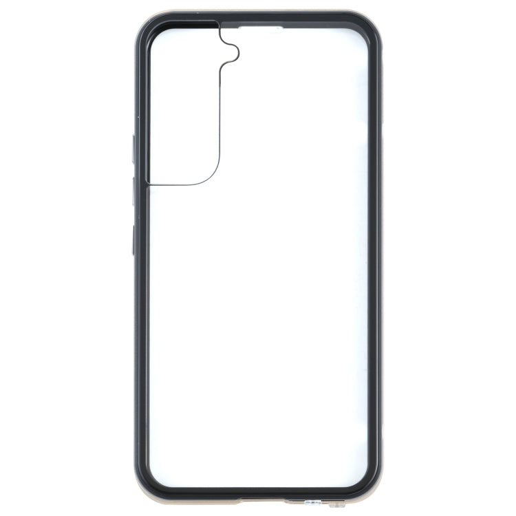 HD Magnetic Metal Tempered Glass Phone Case, For Samsung Galaxy S21 FE 5G
