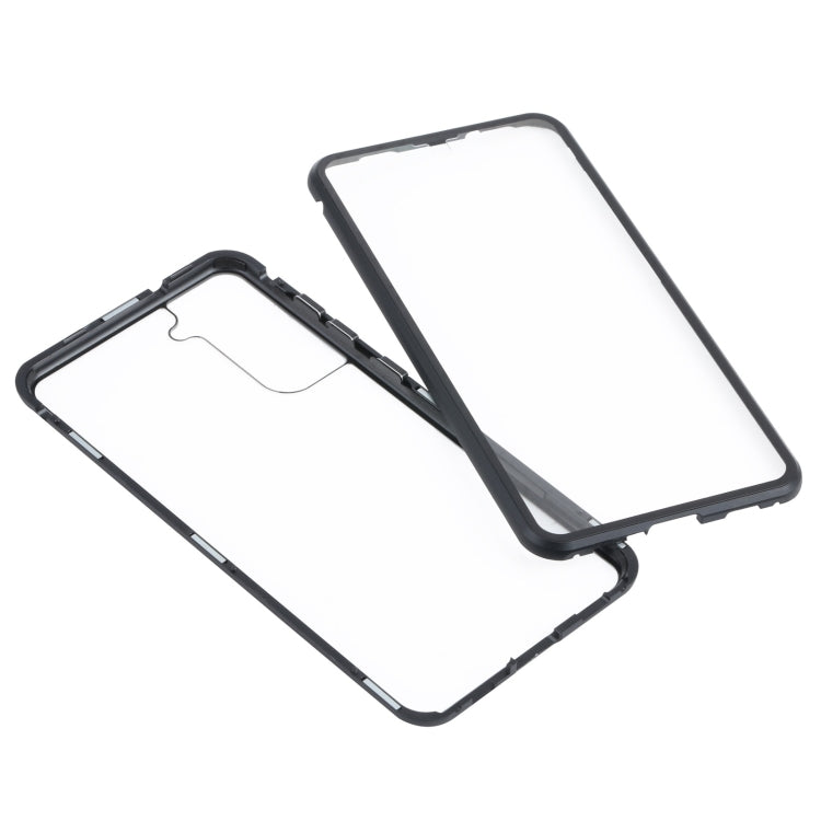 HD Magnetic Metal Tempered Glass Phone Case, For Samsung Galaxy S21 FE 5G