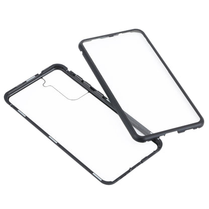 HD Magnetic Metal Tempered Glass Phone Case, For Samsung Galaxy S21 FE 5G