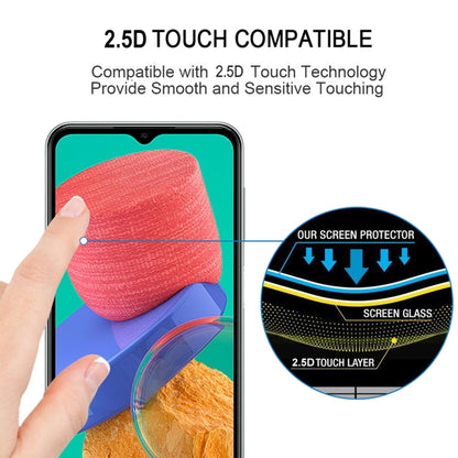 Full Glue Screen Tempered Glass Film, For Samsung Galaxy M33 / M23 / F23 / A13 / M13 / F13 / Jump2 / M13 4G / A23 5G(1 PC)