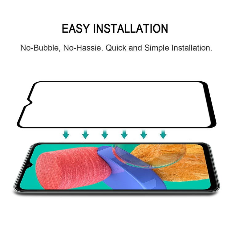 Full Glue Screen Tempered Glass Film, For Samsung Galaxy M33 / M23 / F23 / A13 / M13 / F13 / Jump2 / M13 4G / A23 5G(1 PC)