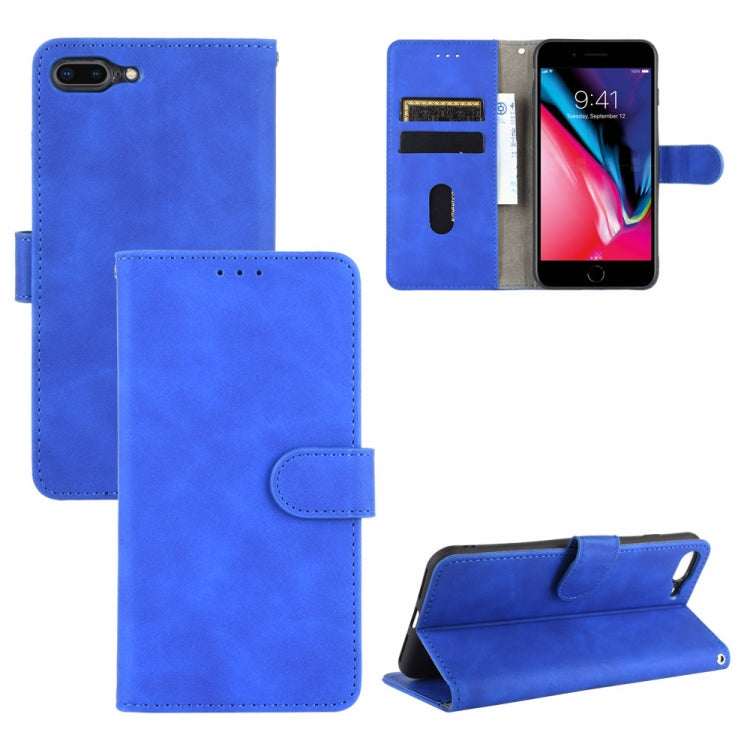 Skin Feel Magnetic Calf Leather Case, For iPhone SE 2022 / SE 2020 / 8 / 7
