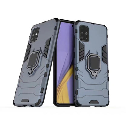 PC + TPU Shockproof Protective Case with Magnetic Ring Holder, For Xiaomi Redmi K30, For Galaxy A51