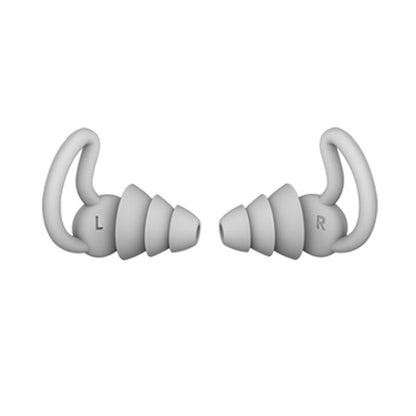 iMeBoBo A1 Shark Fin Version Nano Silicone Sleeping Noise Reduction Earplugs, Two Layer, Three Layer