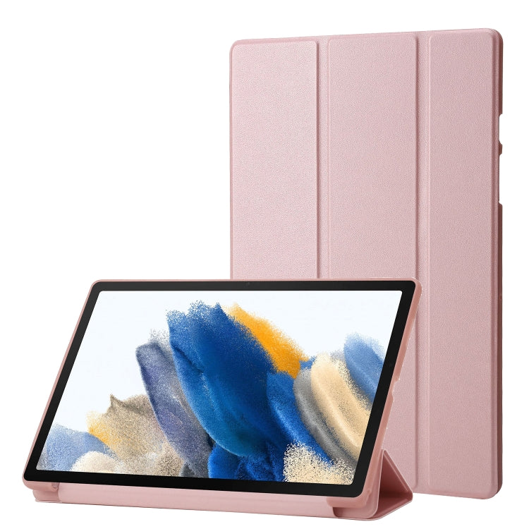 TPU Three-fold Horizontal Flip Leather Case, For Samsung Galaxy Tab A8 10.5 2021