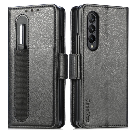 Multi-function Card Pen Slot Leather Phone Case, For Samsung Galaxy Z Fold3 5G