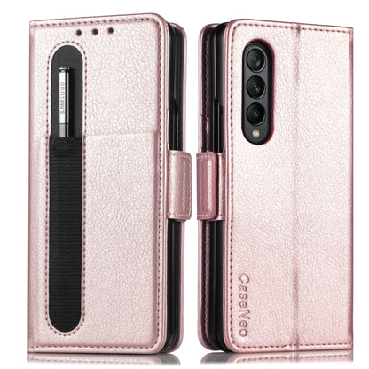 Multi-function Card Pen Slot Leather Phone Case, For Samsung Galaxy Z Fold3 5G
