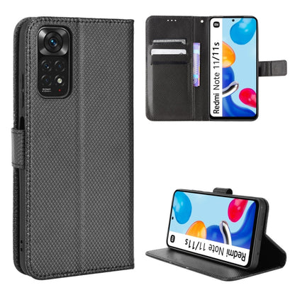 Diamond Texture Leather Phone Case, For Xiaomi Redmi 9, For Xiaomi Redmi Note 11 4G Global / Note 11S, For Xiaomi Redmi Note 11 Pro 5G / 4G Global, For Xiaomi Mi 11 Ultra, For Xiaomi Mi CC9 Pro / Note 10 / Note 10 Pro, For Samsung Galaxy S22 5G        ...