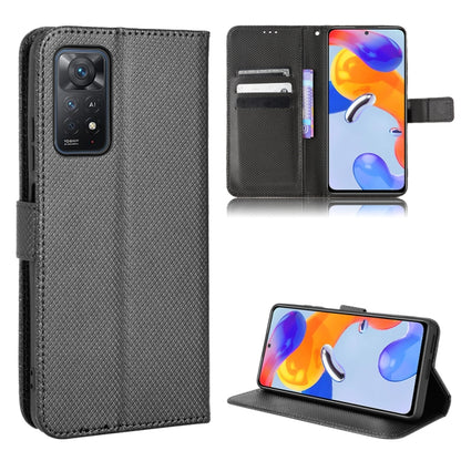 Diamond Texture Leather Phone Case, For Xiaomi Redmi 9, For Xiaomi Redmi Note 11 4G Global / Note 11S, For Xiaomi Redmi Note 11 Pro 5G / 4G Global, For Xiaomi Mi 11 Ultra, For Xiaomi Mi CC9 Pro / Note 10 / Note 10 Pro, For Samsung Galaxy S22 5G        ...
