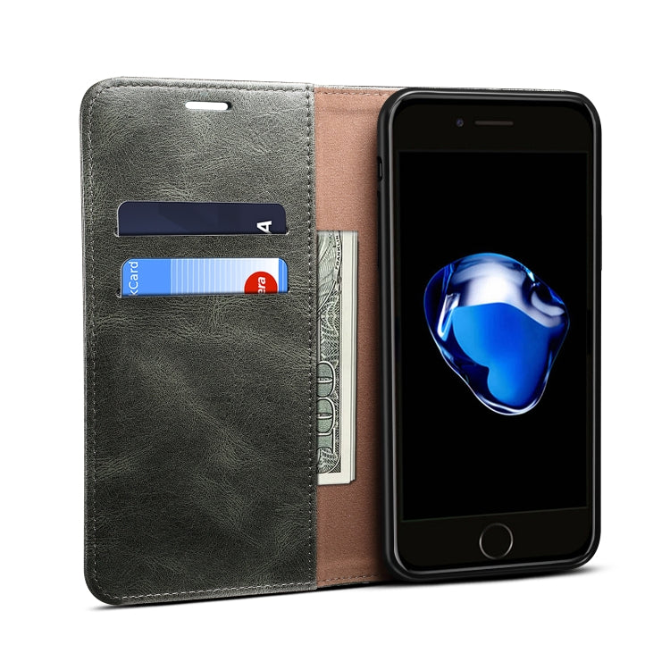 Oil Wax Crazy Horse Texture Leather Phone Case, For iPhone SE 2022 / SE 2020 / 8 / 7 / 6, For Samsung Galaxy A33 5G, For Samsung Galaxy A53 5G