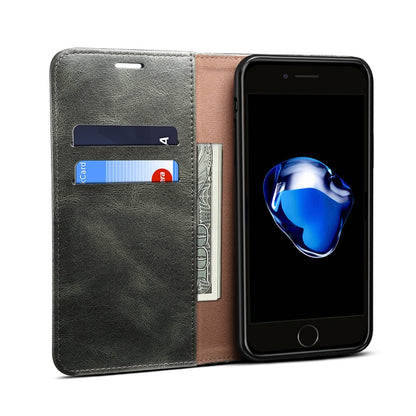 Oil Wax Crazy Horse Texture Leather Phone Case, For iPhone SE 2022 / SE 2020 / 8 / 7 / 6, For Samsung Galaxy A33 5G, For Samsung Galaxy A53 5G