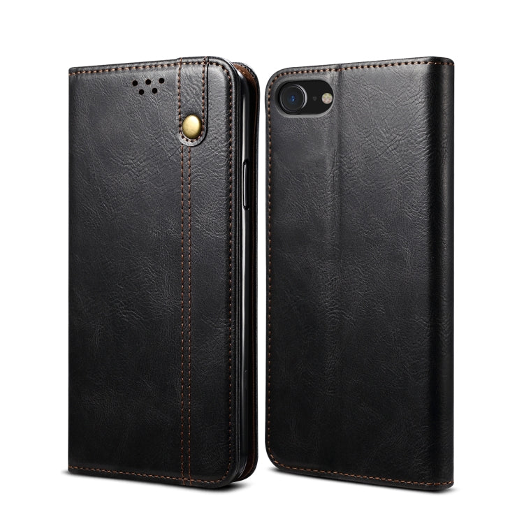 Oil Wax Crazy Horse Texture Leather Phone Case, For iPhone SE 2022 / SE 2020 / 8 / 7 / 6, For Samsung Galaxy A33 5G, For Samsung Galaxy A53 5G