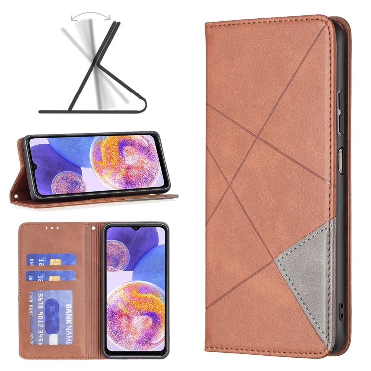 Prismatic Invisible Magnetic Leather Phone Case, For Motorola Moto G31 / G41  Side Fingerprint Version, For OPPO A36 / Realme 9i, For OPPO Realme 9 Pro+, For Xiaomi Redmi Note 11 International Version, For Samsung Galaxy A23 5G, For ZTE Blade A51      ...