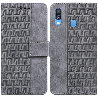 Geometric Embossed Leather Phone Case, For Samsung Galaxy A33 5G, For Samsung Galaxy A40, For Samsung Galaxy A50 / A30s / A50s, For Samsung Galaxy A53 5G, For Samsung Galaxy A70 / A70s, For Samsung Galaxy A73 5G, For Samsung Galaxy M30s / M21          ...