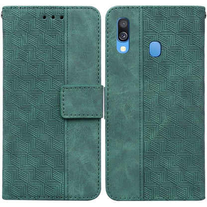 Geometric Embossed Leather Phone Case, For Samsung Galaxy A33 5G, For Samsung Galaxy A40, For Samsung Galaxy A50 / A30s / A50s, For Samsung Galaxy A53 5G, For Samsung Galaxy A70 / A70s, For Samsung Galaxy A73 5G, For Samsung Galaxy M30s / M21          ...