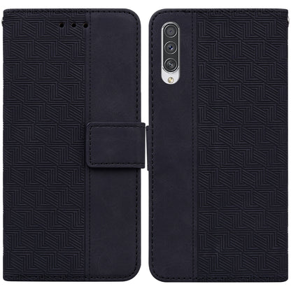 Geometric Embossed Leather Phone Case, For Samsung Galaxy A33 5G, For Samsung Galaxy A40, For Samsung Galaxy A50 / A30s / A50s, For Samsung Galaxy A53 5G, For Samsung Galaxy A70 / A70s, For Samsung Galaxy A73 5G, For Samsung Galaxy M30s / M21          ...