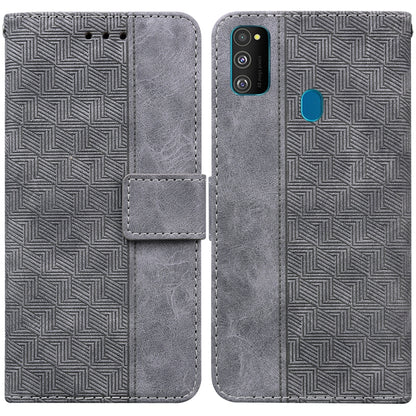 Geometric Embossed Leather Phone Case, For Samsung Galaxy A33 5G, For Samsung Galaxy A40, For Samsung Galaxy A50 / A30s / A50s, For Samsung Galaxy A53 5G, For Samsung Galaxy A70 / A70s, For Samsung Galaxy A73 5G, For Samsung Galaxy M30s / M21          ...