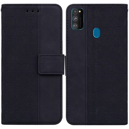 Geometric Embossed Leather Phone Case, For Samsung Galaxy A33 5G, For Samsung Galaxy A40, For Samsung Galaxy A50 / A30s / A50s, For Samsung Galaxy A53 5G, For Samsung Galaxy A70 / A70s, For Samsung Galaxy A73 5G, For Samsung Galaxy M30s / M21          ...