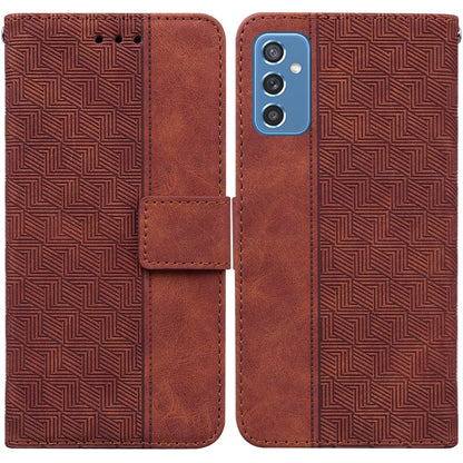 Geometric Embossed Leather Phone Case, For Samsung Galaxy A33 5G, For Samsung Galaxy A40, For Samsung Galaxy A50 / A30s / A50s, For Samsung Galaxy A53 5G, For Samsung Galaxy A70 / A70s, For Samsung Galaxy A73 5G, For Samsung Galaxy M30s / M21          ...
