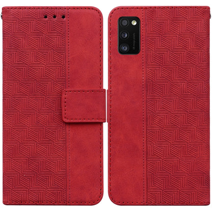 Geometric Embossed Leather Phone Case, For Samsung Galaxy A11 / M11 EU Version, For Samsung Galaxy A41, For Samsung Galaxy A02s 164.2mm US Version, For Samsung Galaxy A02s 166.5mm EU Version, For Samsung Galaxy A03s 164.2mm US Version                  ...