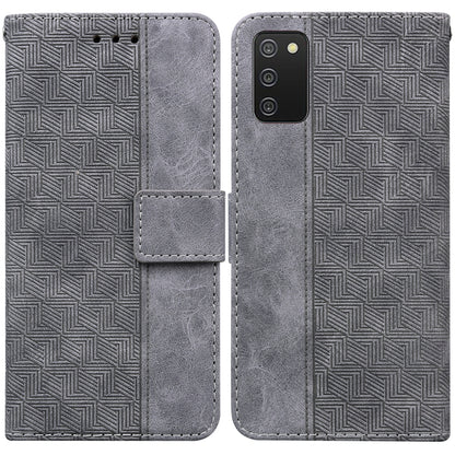 Geometric Embossed Leather Phone Case, For Samsung Galaxy A11 / M11 EU Version, For Samsung Galaxy A41, For Samsung Galaxy A02s 164.2mm US Version, For Samsung Galaxy A02s 166.5mm EU Version, For Samsung Galaxy A03s 164.2mm US Version                  ...