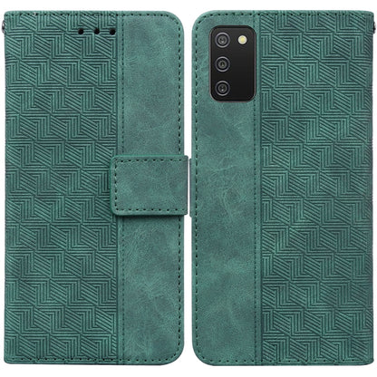 Geometric Embossed Leather Phone Case, For Samsung Galaxy A11 / M11 EU Version, For Samsung Galaxy A41, For Samsung Galaxy A02s 164.2mm US Version, For Samsung Galaxy A02s 166.5mm EU Version, For Samsung Galaxy A03s 164.2mm US Version                  ...