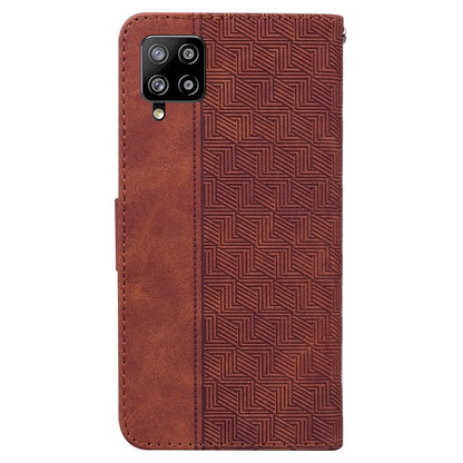 Geometric Embossed Leather Phone Case, For Samsung Galaxy M42 5G, For Samsung Galaxy A51, For Samsung Galaxy A51 5G, For Samsung Galaxy A52 4G / 5G, For Samsung Galaxy A71, For Samsung Galaxy A71 5G, For Samsung Galaxy A72 4G / 5G                      ...