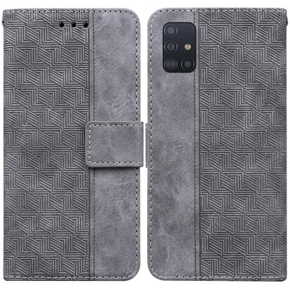 Geometric Embossed Leather Phone Case, For Samsung Galaxy M42 5G, For Samsung Galaxy A51, For Samsung Galaxy A51 5G, For Samsung Galaxy A52 4G / 5G, For Samsung Galaxy A71, For Samsung Galaxy A71 5G, For Samsung Galaxy A72 4G / 5G                      ...