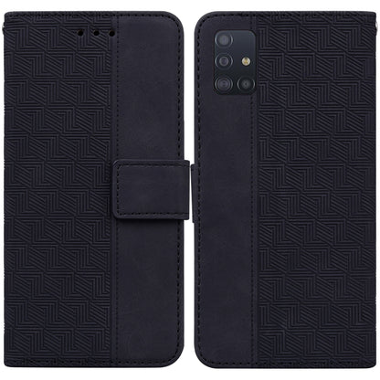 Geometric Embossed Leather Phone Case, For Samsung Galaxy M42 5G, For Samsung Galaxy A51, For Samsung Galaxy A51 5G, For Samsung Galaxy A52 4G / 5G, For Samsung Galaxy A71, For Samsung Galaxy A71 5G, For Samsung Galaxy A72 4G / 5G                      ...