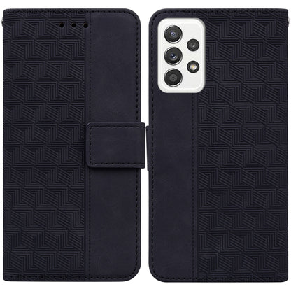 Geometric Embossed Leather Phone Case, For Samsung Galaxy M42 5G, For Samsung Galaxy A51, For Samsung Galaxy A51 5G, For Samsung Galaxy A52 4G / 5G, For Samsung Galaxy A71, For Samsung Galaxy A71 5G, For Samsung Galaxy A72 4G / 5G                      ...