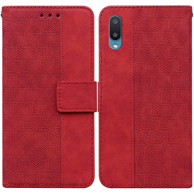 Geometric Embossed Leather Phone Case, For Samsung Galaxy M42 5G, For Samsung Galaxy A51, For Samsung Galaxy A51 5G, For Samsung Galaxy A52 4G / 5G, For Samsung Galaxy A71, For Samsung Galaxy A71 5G, For Samsung Galaxy A72 4G / 5G                      ...