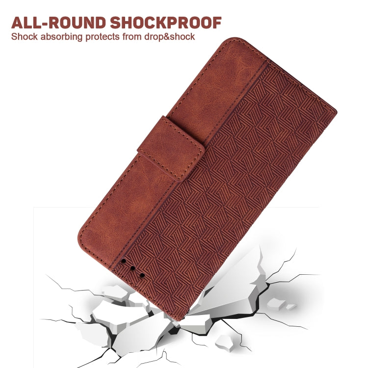 Geometric Embossed Leather Phone Case, For Samsung Galaxy A12 5G, For Samsung Galaxy A21s, For Samsung Galaxy A22 4G, For Samsung Galaxy A31, For Samsung Galaxy A32 4G, For Samsung Galaxy A32 5G, For Samsung Galaxy A42 5G, For Samsung Galaxy F22 4G