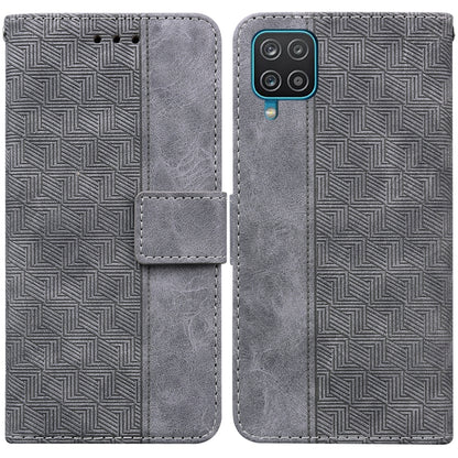 Geometric Embossed Leather Phone Case, For Samsung Galaxy A12 5G, For Samsung Galaxy A21s, For Samsung Galaxy A22 4G, For Samsung Galaxy A31, For Samsung Galaxy A32 4G, For Samsung Galaxy A32 5G, For Samsung Galaxy A42 5G, For Samsung Galaxy F22 4G