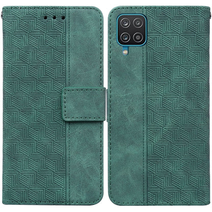 Geometric Embossed Leather Phone Case, For Samsung Galaxy A12 5G, For Samsung Galaxy A21s, For Samsung Galaxy A22 4G, For Samsung Galaxy A31, For Samsung Galaxy A32 4G, For Samsung Galaxy A32 5G, For Samsung Galaxy A42 5G, For Samsung Galaxy F22 4G