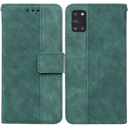 Geometric Embossed Leather Phone Case, For Samsung Galaxy A12 5G, For Samsung Galaxy A21s, For Samsung Galaxy A22 4G, For Samsung Galaxy A31, For Samsung Galaxy A32 4G, For Samsung Galaxy A32 5G, For Samsung Galaxy A42 5G, For Samsung Galaxy F22 4G