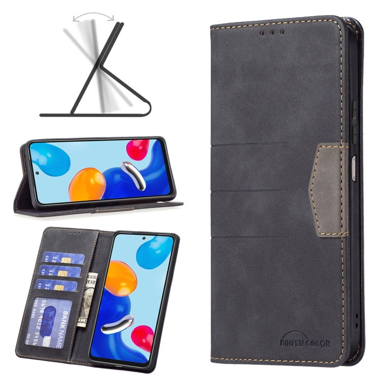 Magnetic Splicing Leather Phone Case, For Xiaomi Redmi Note 11 Global, For Samsung Galaxy A23 5G