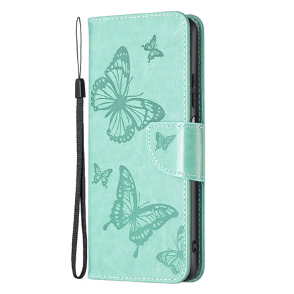 Two Butterflies Embossing Leather Phone Case, For Xiaomi Redmi Note 11 Global, For Samsung Galaxy A23 5G