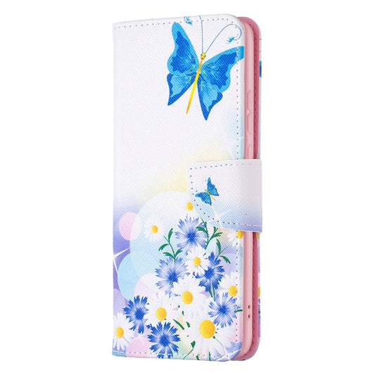 Colored Drawing Pattern Leather Phone Case, For Samsung Galaxy A03 166mm, For Samsung Galaxy A23 5G