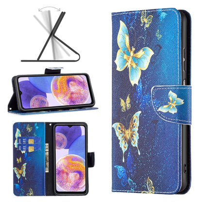Colored Drawing Pattern Flip Leather Phone Case, For Samsung Galaxy A23 5G