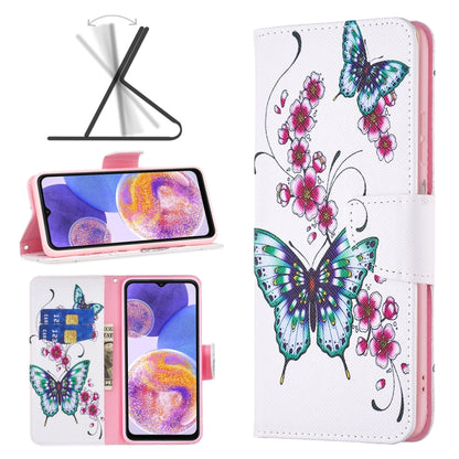 Colored Drawing Pattern Flip Leather Phone Case, For Samsung Galaxy A23 5G