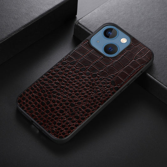 Crocodile Top Layer Cowhide Leather Case, For iPhone 13 mini, For iPhone 12 mini, For iPhone 12 / 12 Pro, For iPhone 12 Pro Max
