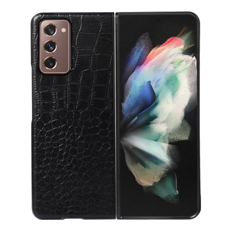 Crocodile Top Layer Cowhide Leather Phone Case, For Samsung Galaxy S22 5G, For Samsung Galaxy S22+ 5G, For Samsung Galaxy S22 Ultra 5G, For Samsung Galaxy Z Flip 3 5G, For Samsung Galaxy Z Fold2 5G, For Samsung Galaxy Z Fold3 5G                        ...