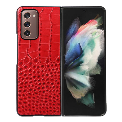 Crocodile Top Layer Cowhide Leather Phone Case, For Samsung Galaxy S22 5G, For Samsung Galaxy S22+ 5G, For Samsung Galaxy S22 Ultra 5G, For Samsung Galaxy Z Flip 3 5G, For Samsung Galaxy Z Fold2 5G, For Samsung Galaxy Z Fold3 5G                        ...