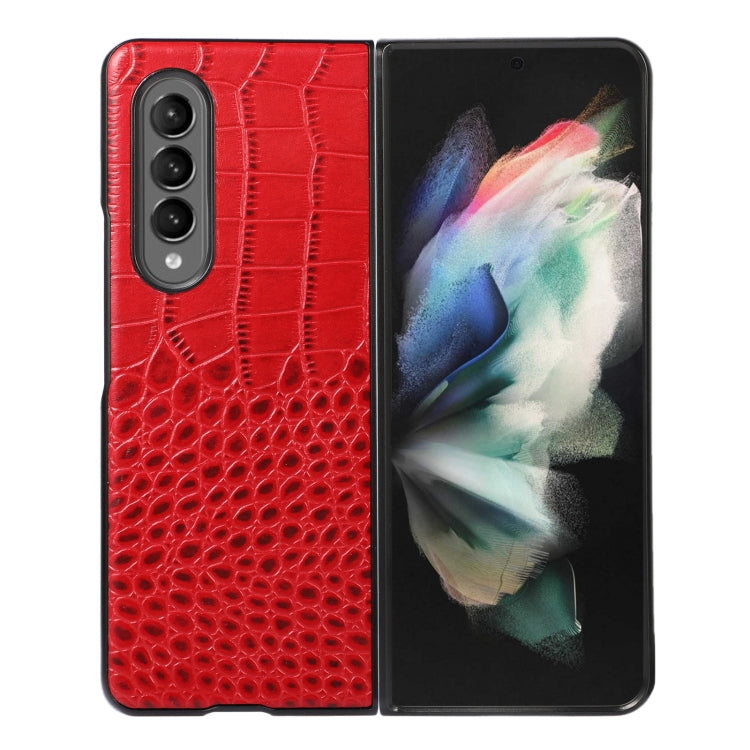 Crocodile Top Layer Cowhide Leather Phone Case, For Samsung Galaxy S22 5G, For Samsung Galaxy S22+ 5G, For Samsung Galaxy S22 Ultra 5G, For Samsung Galaxy Z Flip 3 5G, For Samsung Galaxy Z Fold2 5G, For Samsung Galaxy Z Fold3 5G                        ...