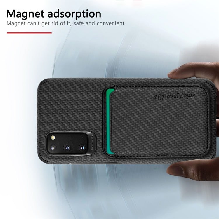 Carbon Fiber Leather Card Magsafe Phone Case, For Samsung Galaxy S22 5G, For Samsung Galaxy S22+ 5G, For Samsung Galaxy S22 Ultra 5G, For Samsung Galaxy S21 5G, For Samsung Galaxy S21 Ultra 5G, For Samsung Galaxy S20, For Samsung Galaxy S20+           ...
